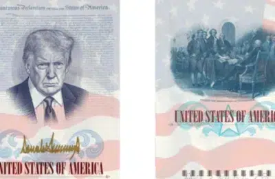 Chipul lui Trump apare pe pașapoartele SUA pentru aniversarea de 250 de ani