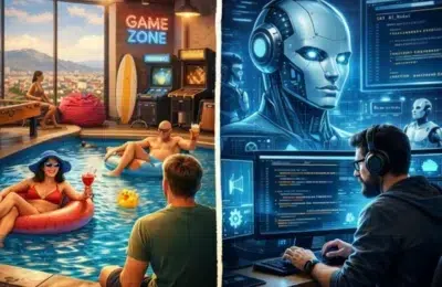 Un IT-ist a demisionat pentru o piscină la birou. Azi, AI-ul a închis bazinul