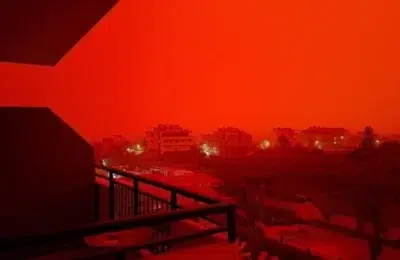 Peste Creta au ajuns 200 de milioane de tone de praf saharian