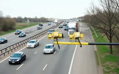 Radare cu AI care văd în mașină au fost activate în Anglia pentru a prinde șoferii pe telefon