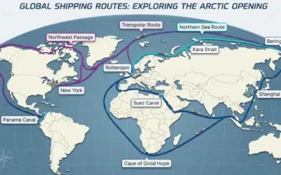 Harta comerțului mondial se schimbă către rutele navigabile arctice