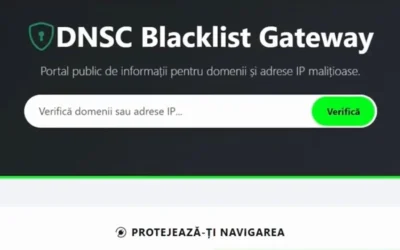 DNSC lansează o platformă publică pentru a verifica site-urile periculoase