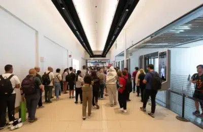 Implementarea noului sistem de frontieră UE, a lăsat 100 de pasageri pe jos la Milano, unii au leșinat