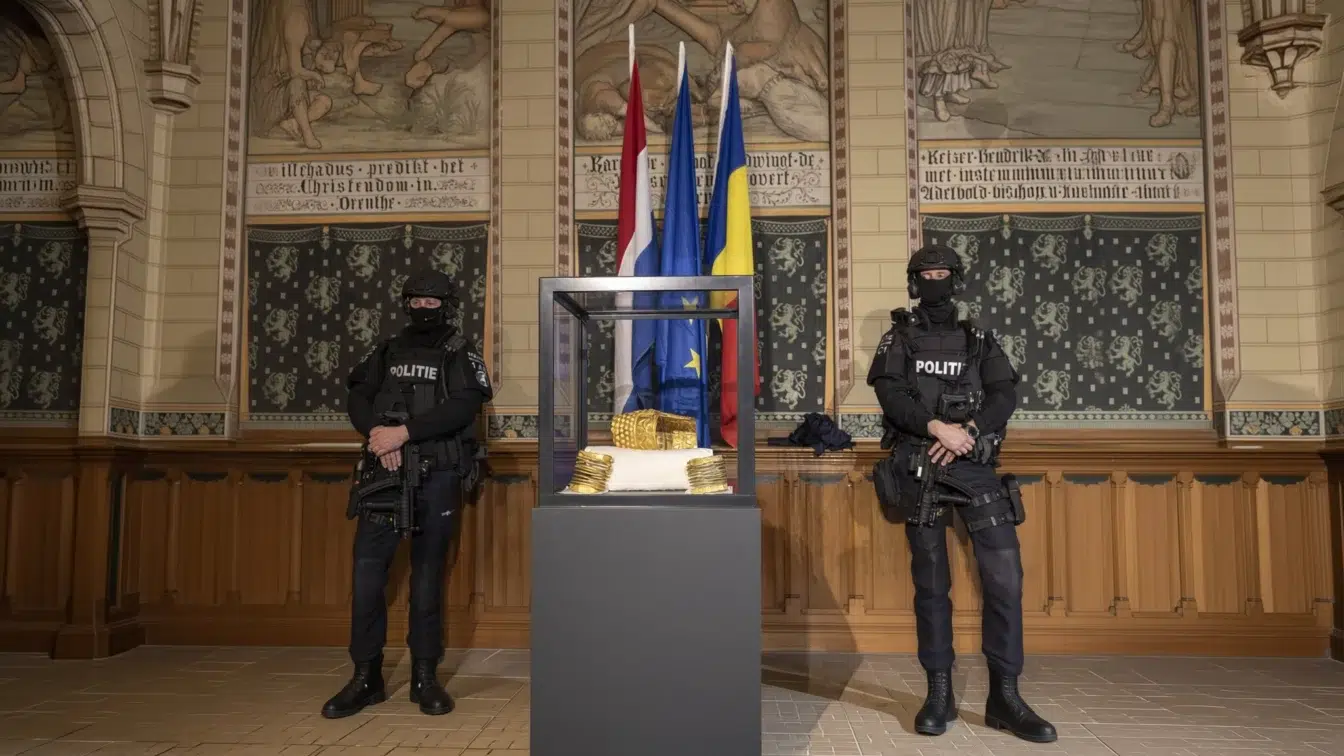 Tezaurul dacic furat în Olanda este recuperat parțial pentru 5,7 milioane de euro