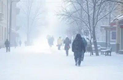 Val de aer polar aduce ninsori și vânt de 100 km/h în Săptămâna Mare