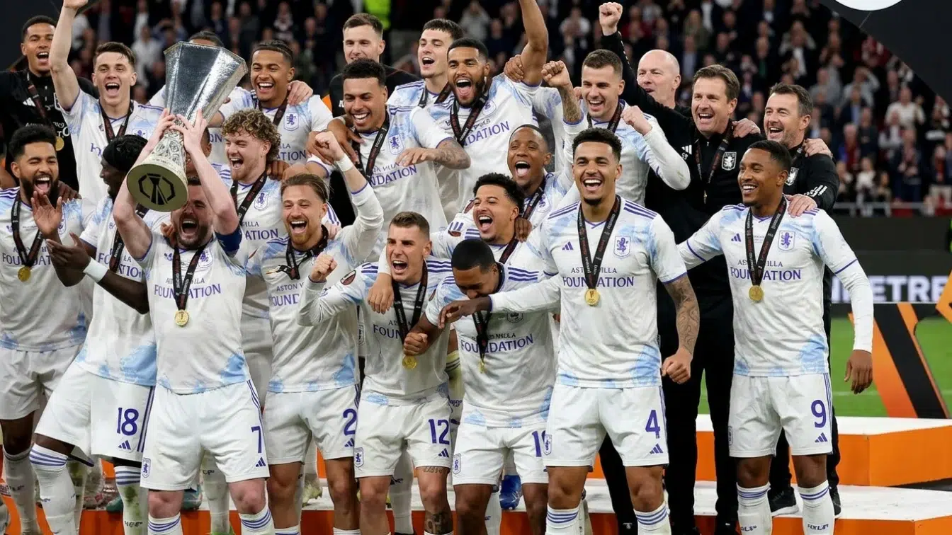Aston Villa castigă Europa League cu 3 la 0. Fanii din Birmingham sărbătoresc după 43 de ani