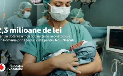 Fundatia Vodafone doteaza opt sectii de neonatologie cu aparatura de 2,3 milioane de lei
