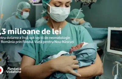 Fundatia Vodafone doteaza opt sectii de neonatologie cu aparatura de 2,3 milioane de lei