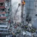 Rusia ataca Kievul cu rachete si drone. O persoana a murit si 31 sunt ranite