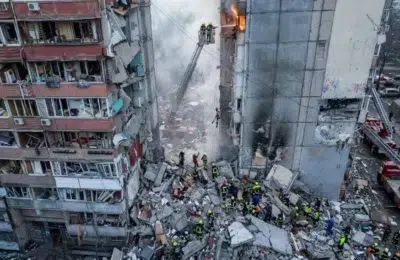 Rusia ataca Kievul cu rachete si drone. O persoana a murit si 31 sunt ranite