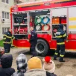 Conducta de gaze fisurata intentionat in Constanta. Pompierii evacueaza 100 de copii