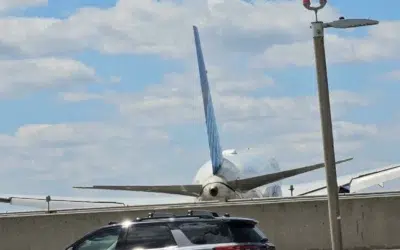 Panica pentru 221 de pasageri. Ce a lovit un avion United Airlines chiar inainte de aterizare?