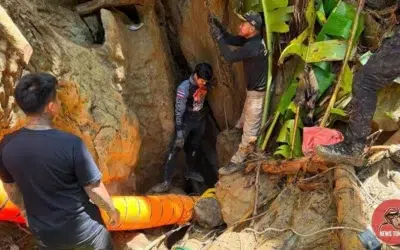 Sapte persoane blocate de o saptamana intr-o pestera din Laos. Salvatorii se apropie de grup
