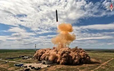 Rusia testeaza noua racheta balistica Sarmat. Putin anunta intrarea in serviciu la finalul anului