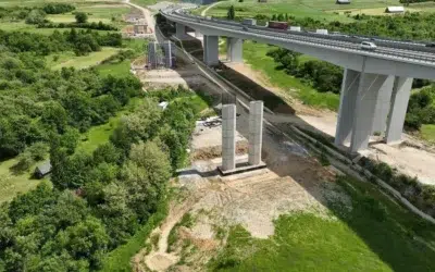 Stadiul lucrarilor pe Autostrada Sibiu Fagaras. Investitia depaseste 6 miliarde de lei