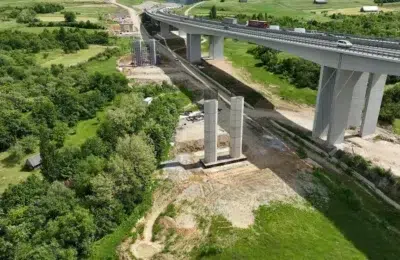 Stadiul lucrarilor pe Autostrada Sibiu Fagaras. Investitia depaseste 6 miliarde de lei