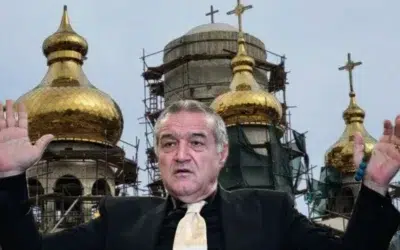 Gigi Becali decorat de BOR. Omul de afaceri a sfintit biserica de 10 milioane de euro din Pipera