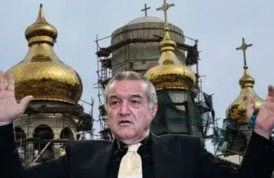 Gigi Becali decorat de BOR. Omul de afaceri a sfintit biserica de 10 milioane de euro din Pipera