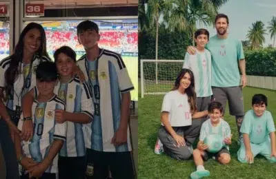 Lionel Messi marcheaza 18 goluri la Cupa Mondiala. Antonela Roccuzzo publica imagini cu familia