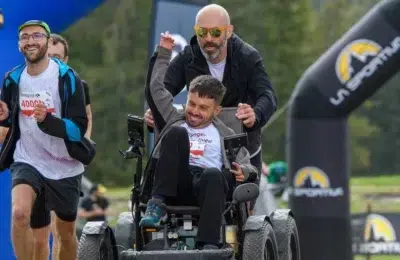 Cinci sportivi cu dizabilitati termina o cursa de 10 kilometri la Maraton Apuseni