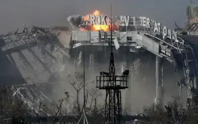 Ucraina distruge baza de drone de pe aeroportul din Donețk. Panica loveste Sankt Petersburg