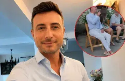 Valentin Sanfira apare cu o noua partenera dupa divort. Cine este tanara din Teleorman