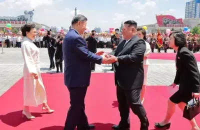 Xi Jinping se intalneste cu Kim Jong Un la Phenian. China ignora programul nuclear nord coreean