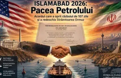 SUA si Iran semneaza acordul de pace dupa 107 zile de razboi. Pretul petrolului scade brusc