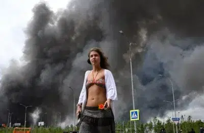 Propagandistii de la Moscova cer inchisoare pentru rusii care au filmat atacul cu 194 de drone