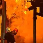 Ucraina loveste depozitele de petrol din Rusia si Crimeea. 130 de pompieri intervin la Novorossiisk