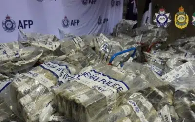 Captură record de cocaină în Australia. Poliția găsește 2,7 tone de droguri în buncăre subterane