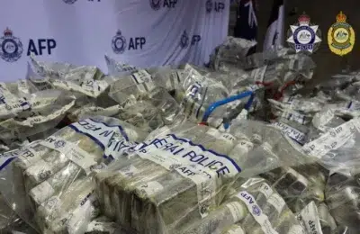 Captură record de cocaină în Australia. Poliția găsește 2,7 tone de droguri în buncăre subterane