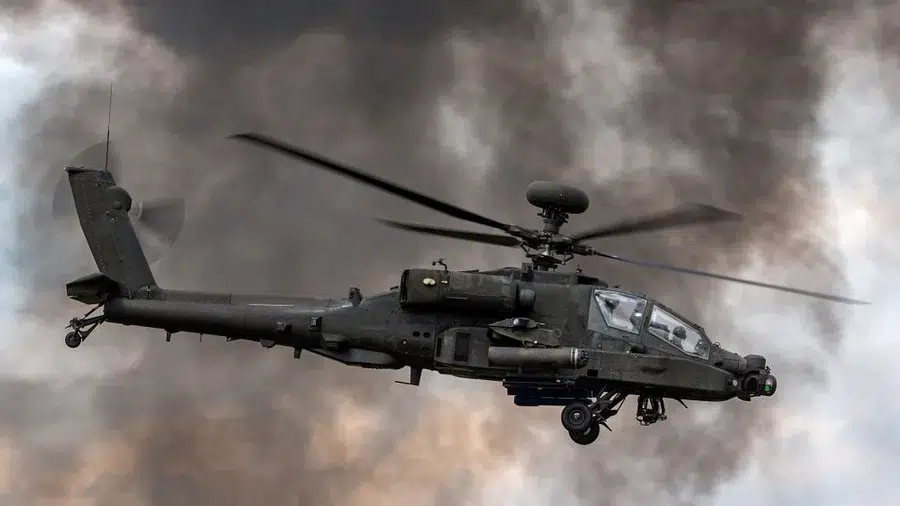 elicopter Apache prabusit