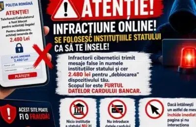 Escrocii cer 2480 lei pentru deblocarea telefonului. MAI anunta o noua frauda online