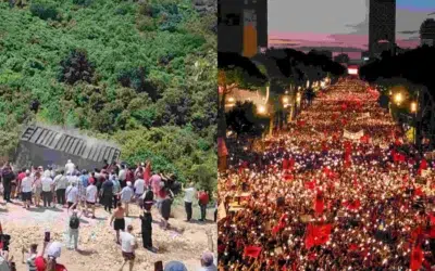 Zeci de mii de oameni la proteste in Albania. Miza e proiectul imobiliar al familiei Trump
