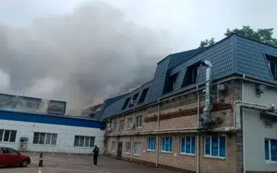 Rafinaria din Moscova lovita de drone ucrainene. Rusia ataca orasul Kiev cu rachete balistice