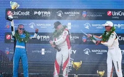 Adrian Teslovan castiga Trofeul Mihai Leu la Hunedoara. Pilotul devine liderul campionatului