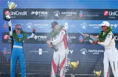 Adrian Teslovan castiga Trofeul Mihai Leu la Hunedoara. Pilotul devine liderul campionatului