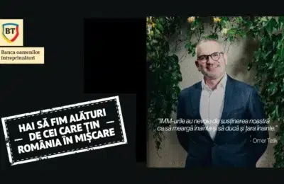 Peste un milion de antreprenori tin economia in miscare. Mesajul lansat de CEO Banca Transilvania
