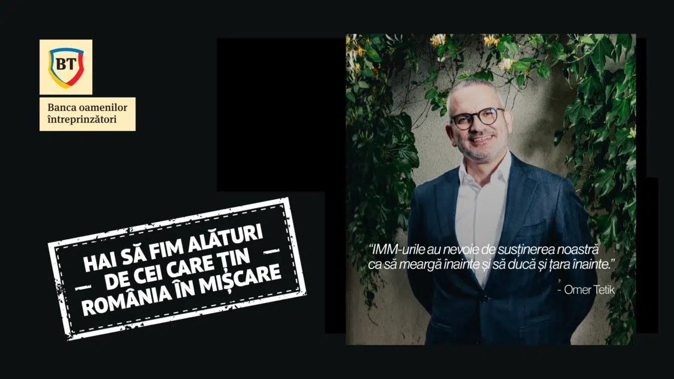 Peste un milion de antreprenori tin economia in miscare. Mesajul lansat de CEO Banca Transilvania
