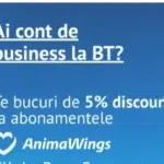 Clientii Bancii Transilvania primesc 5% reducere la zborurile AnimaWings. Cum se acceseaza oferta