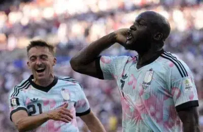 Belgia invinge SUA cu 4 la 1 la Cupa Mondiala. Romelu Lukaku ironizeaza decizia lui Trump