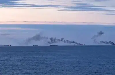 Ucraina ataca 116 nave rusesti in Marea Azov. Exporturile de petrol si cereale sunt blocate