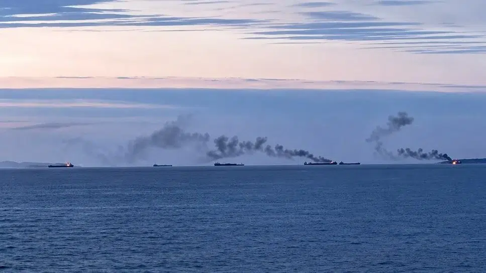 Ucraina ataca 116 nave rusesti in Marea Azov. Exporturile de petrol si cereale sunt blocate