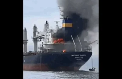 Proiectil lovește un tanc petrolier în Strâmtoarea Ormuz. Iranul invocă ignorarea avertismentelor