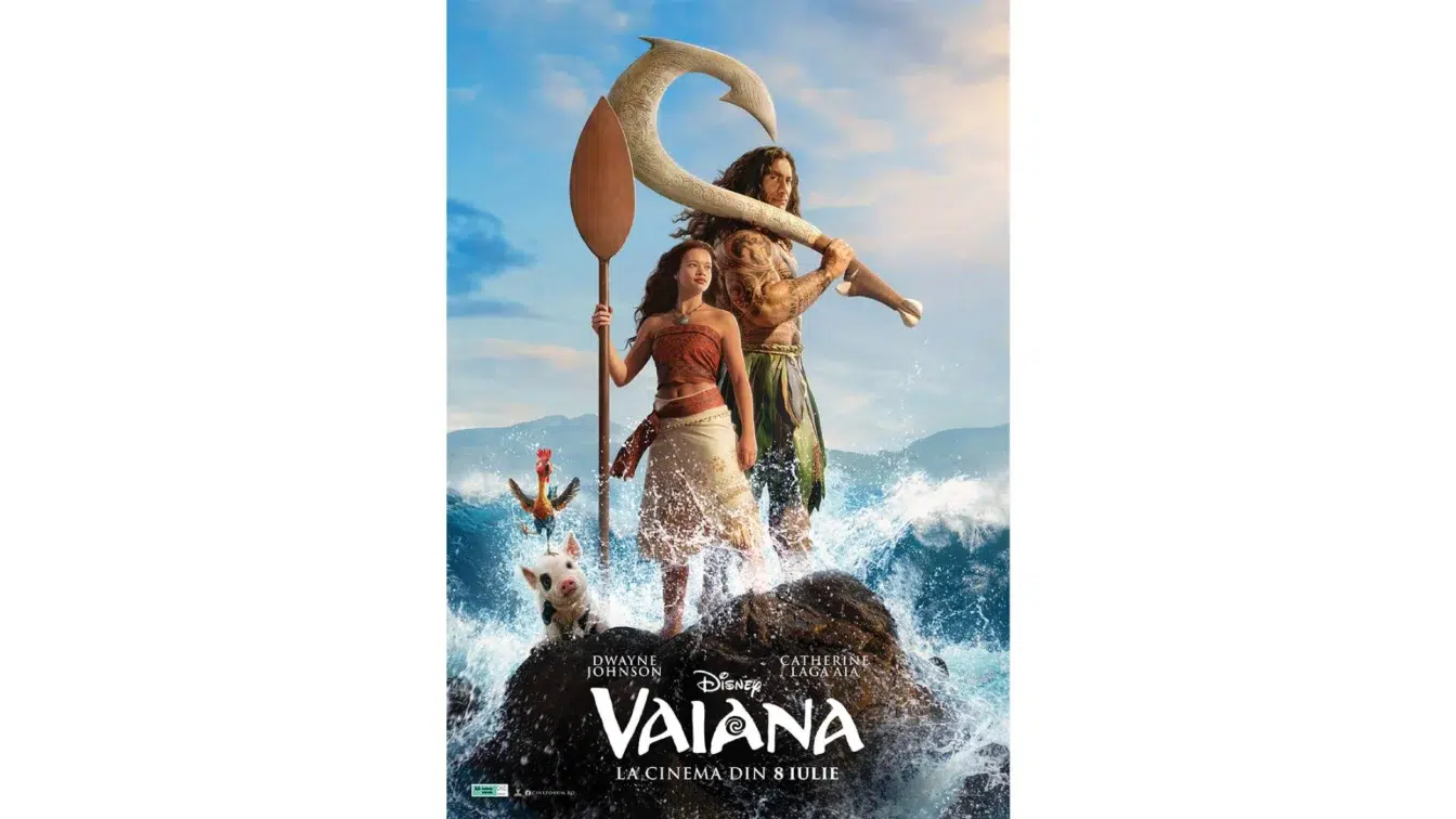 Disney lanseaza versiunea live action pentru filmul Vaiana. Premiera in Romania are loc pe 10 iulie