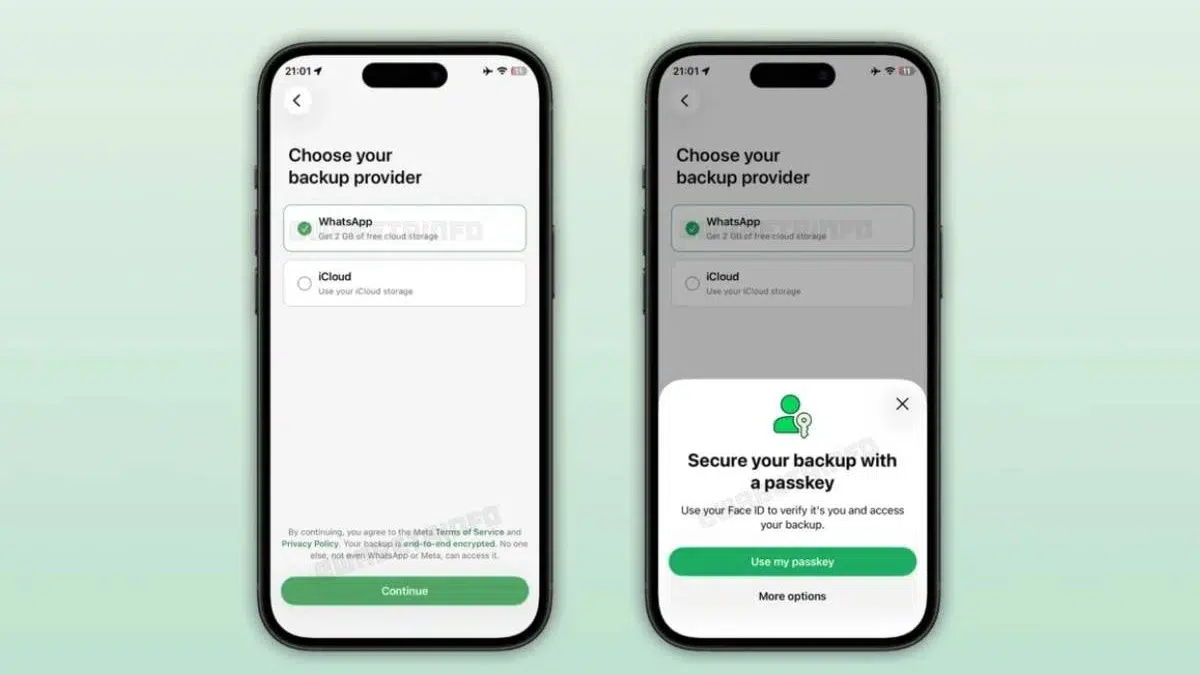 WhatsApp cloud iPhone