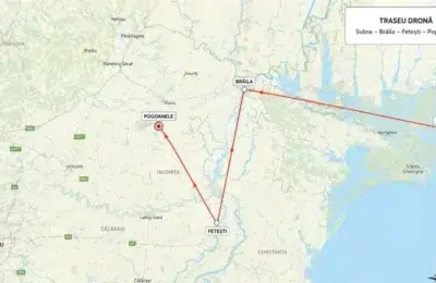 Armata romana doboara o drona in judetul Buzau. Spatiul aerian a fost inchis temporar