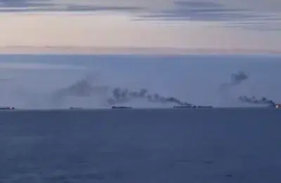 Dronele ucrainene lovesc 116 nave rusesti in Marea Azov. Exporturile de cereale sunt blocate