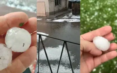 Furtuna supercelulara loveste judetul Bihor. Grindina de 5 centimetri distruge masini si acoperisuri